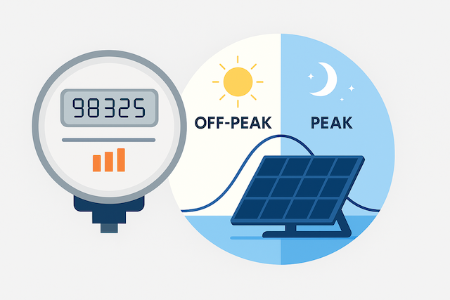 What does off-peak and peak mean?
